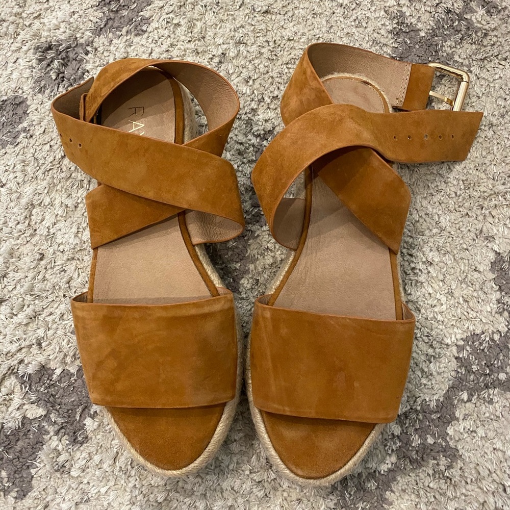 Raye Suede Platform Sandals